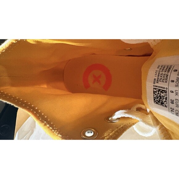 Converse Chuck Taylor All Star High-Top White With Translucent Toe And Sides New - Picture 5 of 11